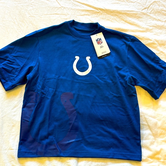 Nike x NFL Indianapolis Colts Women’s Boxy T-Shirt NWT - Picture 1 of 4